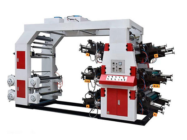 Six Colors Middle Speed Flexo Printing Machine